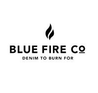 blue fire Co Denim to burn for